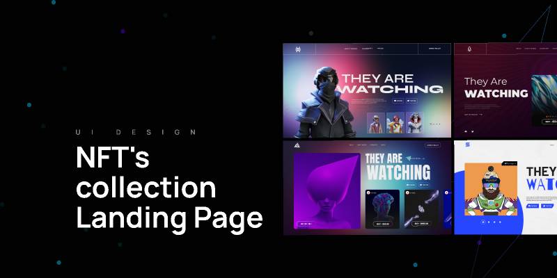 NFT Collection Landing Page Figma Website Template