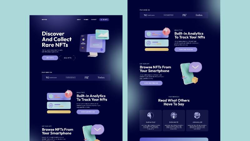 NFT Figma Website Template