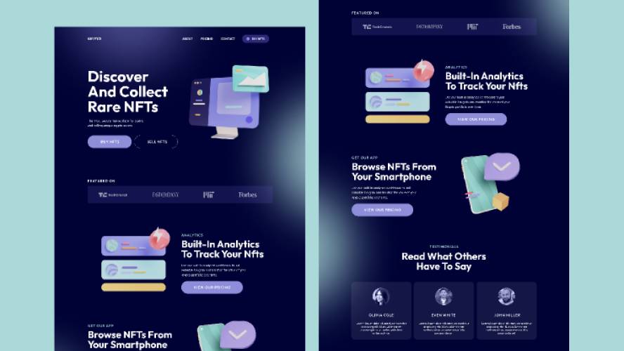 NFT Figma Website Template