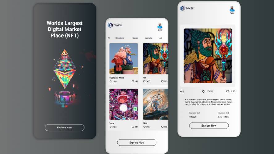 NFT Market Mobile App Template