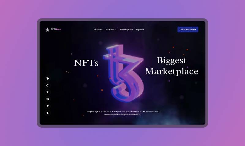 NFT Website - Free Figma Website Template