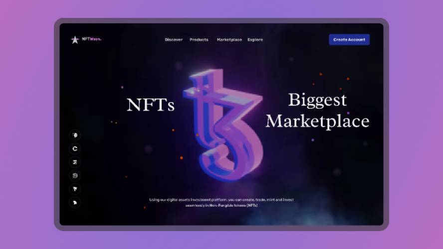 NFT Website - Free Figma Website Template