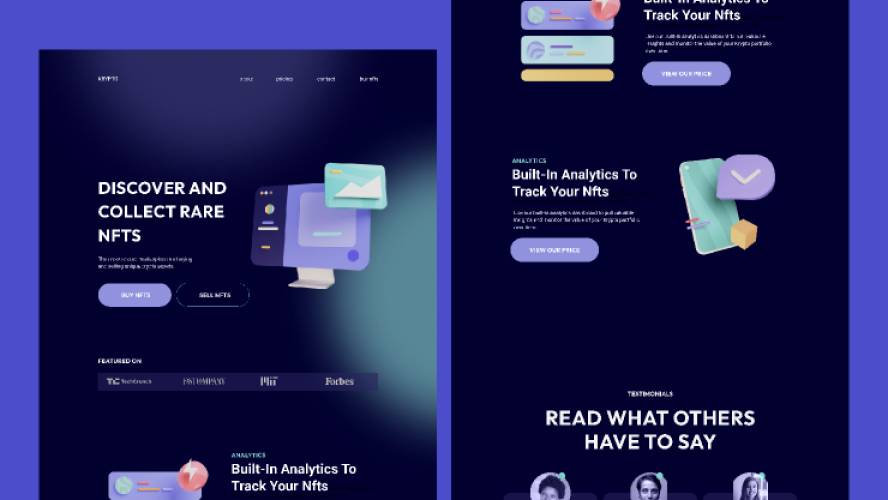 NFT Website Figma Template