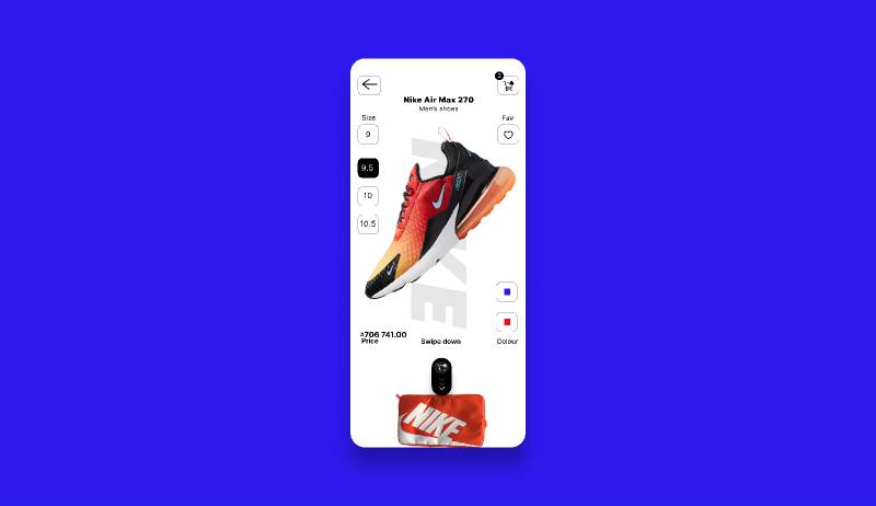 Nike Figma Mobile App Template