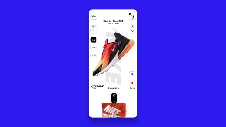 Nike Figma Mobile App Template