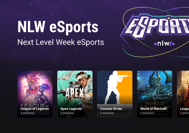 NLW eSports Figma Free Mobile Template