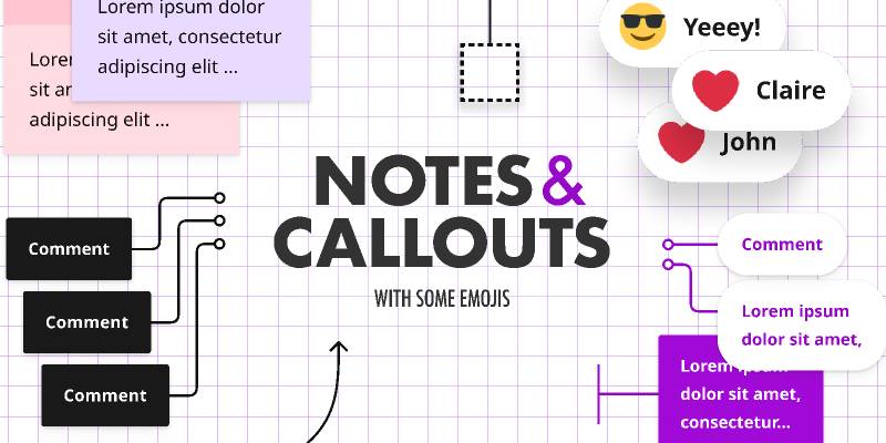 Notes & Callouts Figma UI Components