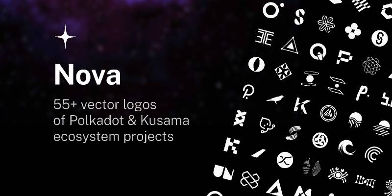 Nova Polkadot & Kusama Logos figma
