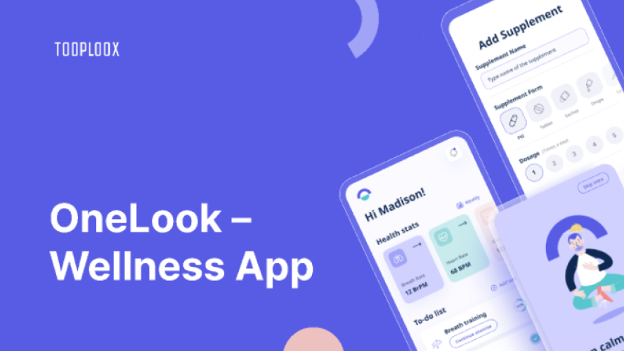 OneLook - Wellness App Figma Template