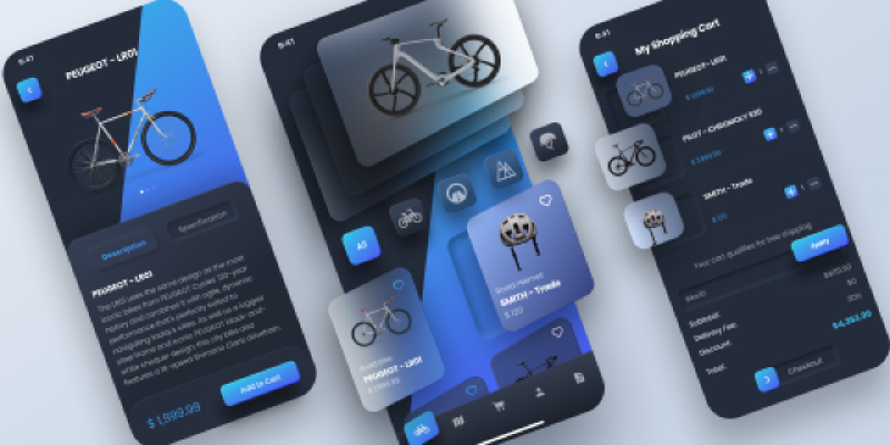 Online Bike Shopping App Figma Mobile Free Download