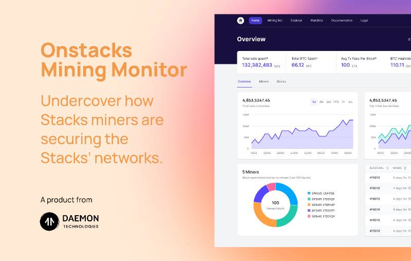 Onstacks Design 1.0 - Website Template for Stacks Miners
