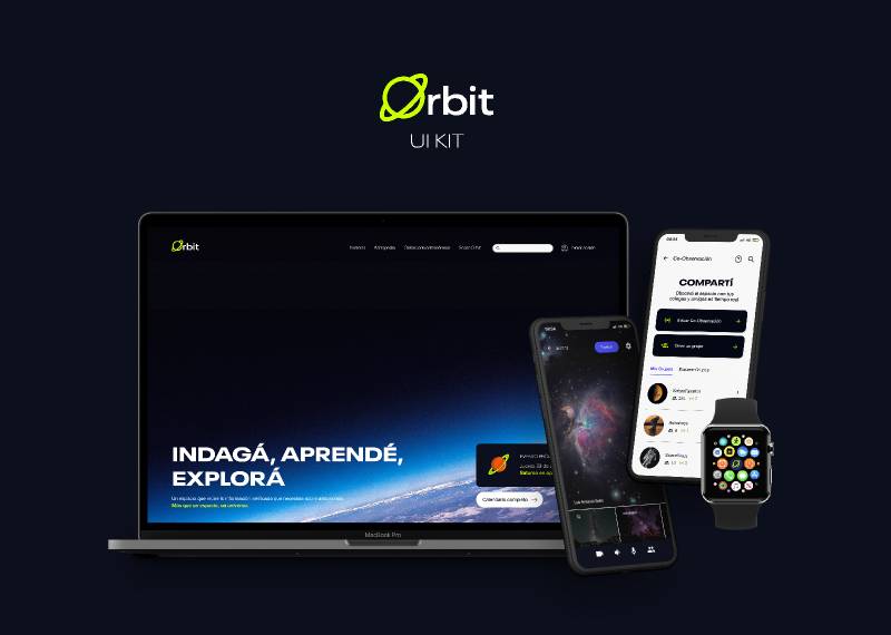 Orbit - UI Kit Figma design
