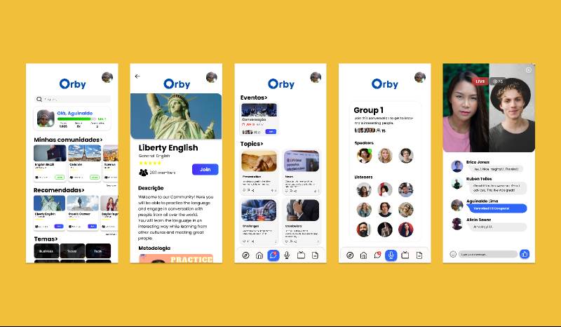 Orby App Business Figma Mobile Template
