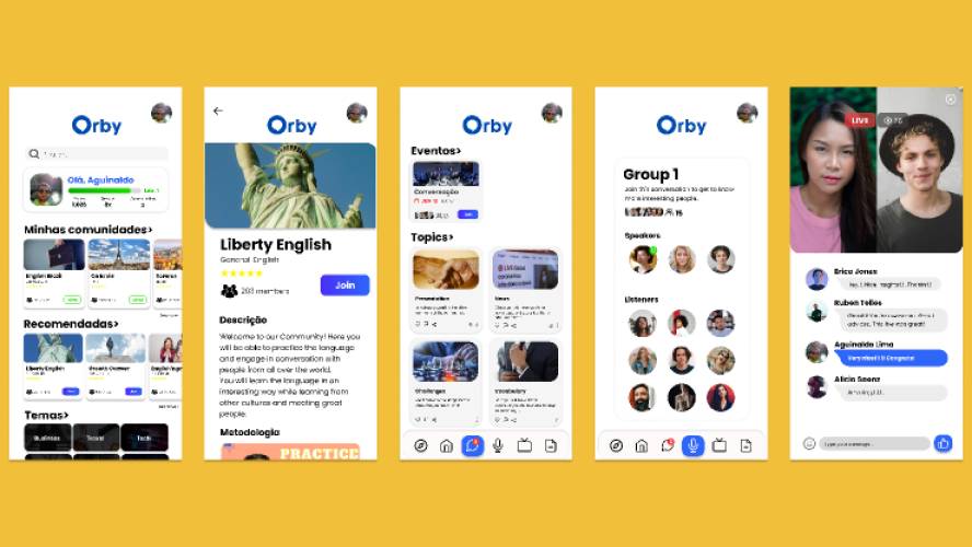 Orby App Business Figma Mobile Template