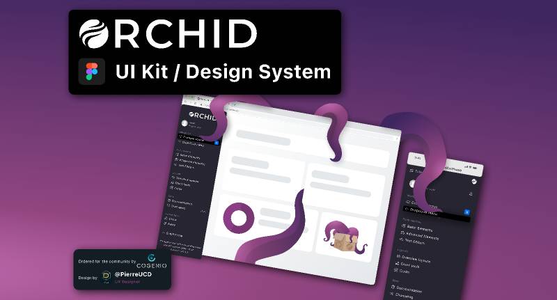 ORCHID - UI Kit Figma Design System