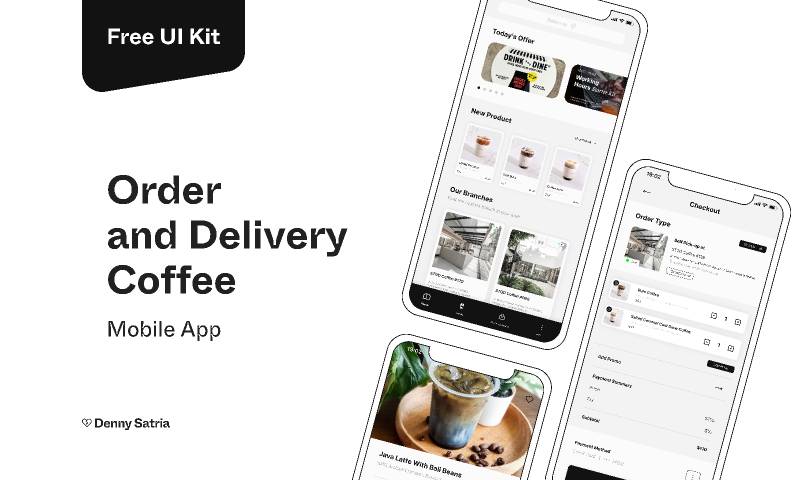 Order and Delivery Coffee Mobile App