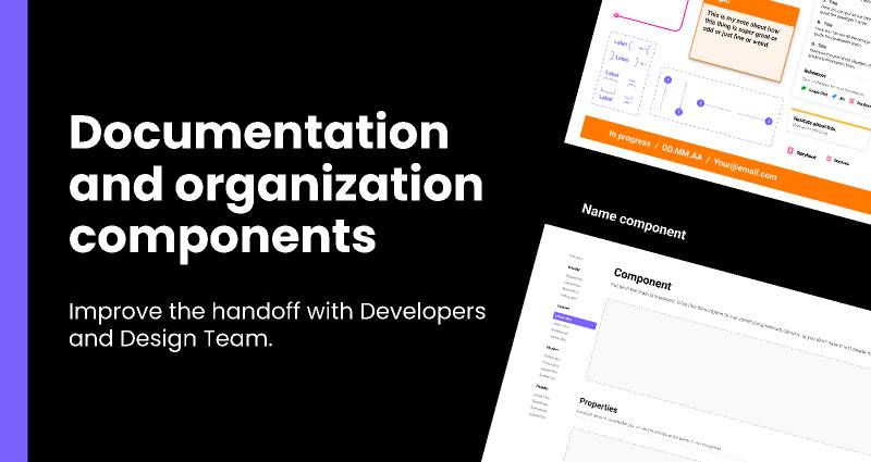 Organization components for document your Design System