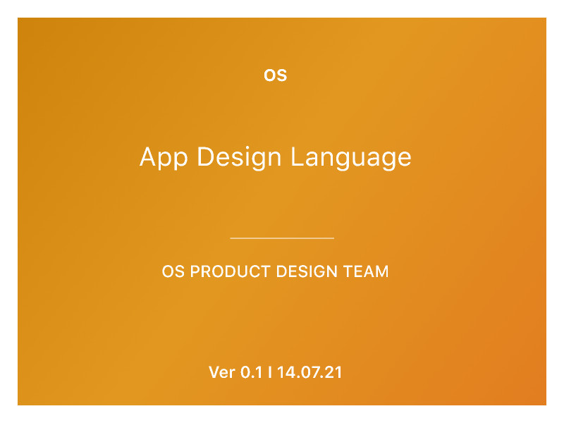 OS Design Figma System 0.1