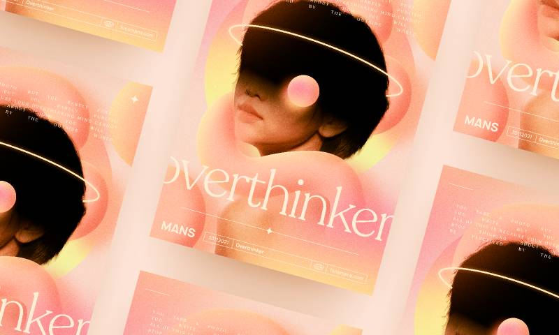 Overthinker Visual Experiment Figma Illustration