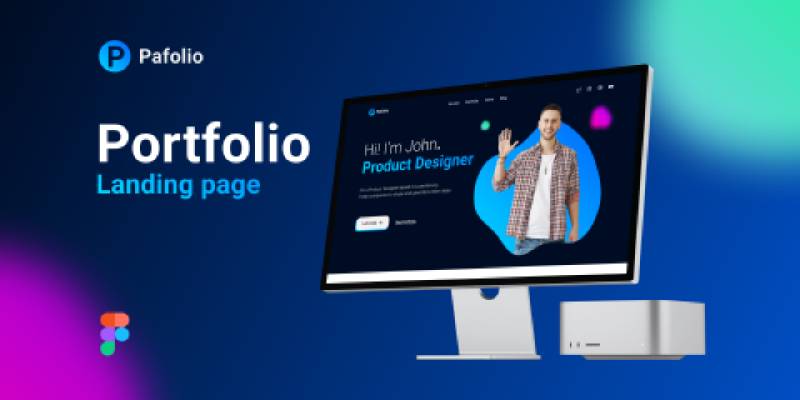 Pafolio Portfolio Landing Page Figma Template