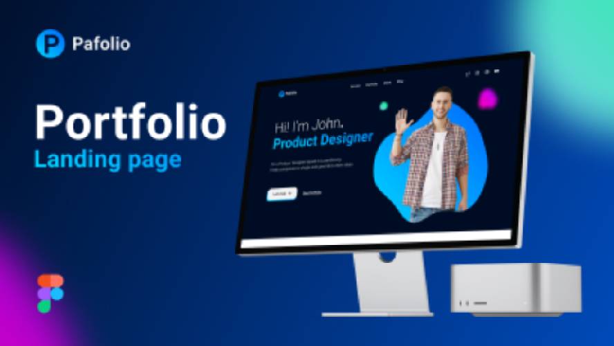 Pafolio Portfolio Landing Page Figma Template