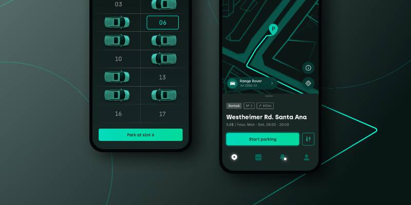 Parking App Figma Mobile Template