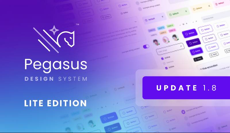 Pegasus Design System Lite 1.8 on Figma