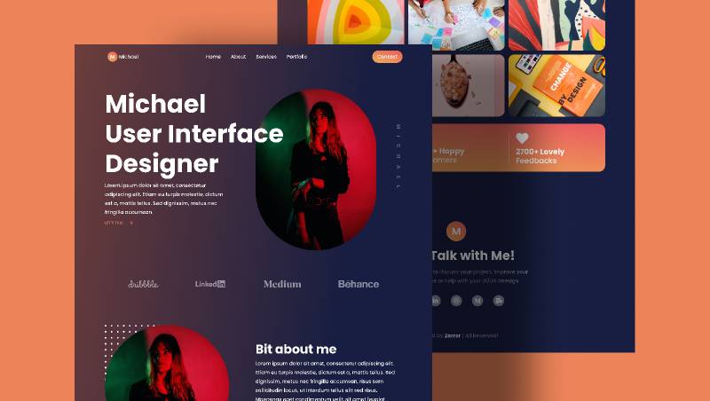 Personal Portfolio Website - Figma Website Template