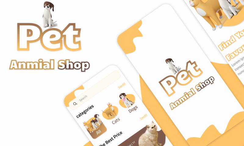 Pet App Figma Ui free
