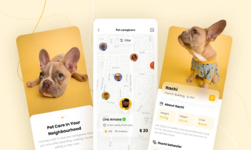 Pet Booking - Mobile App Figma Template