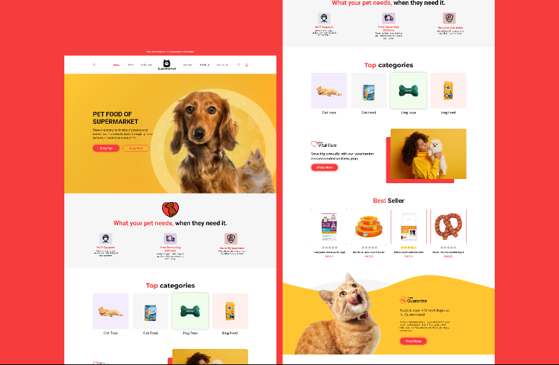 PetsWise Figma Pet Website Template