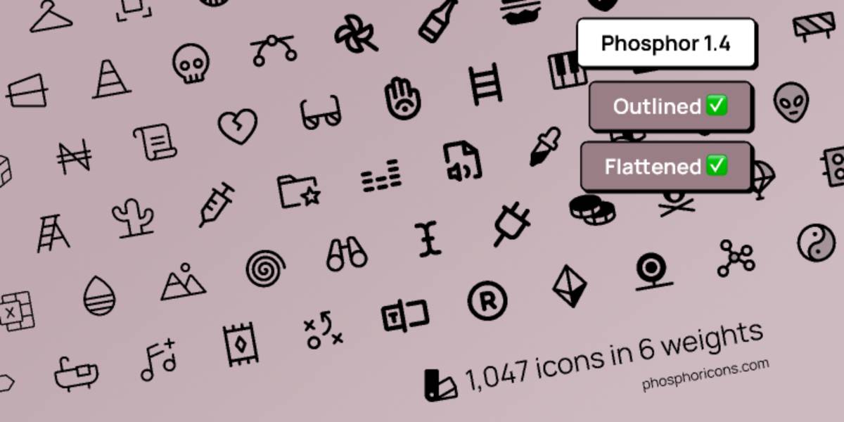 Phosphor Icons 1.4