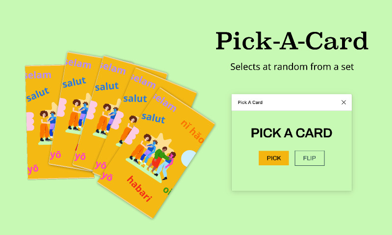 Pick-A-Card Plugin template