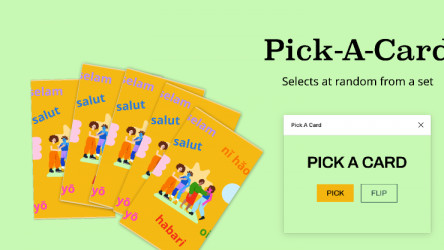 Pick-A-Card Plugin template