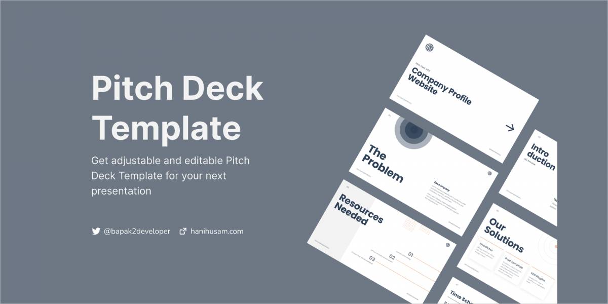 Pitch Deck Design Template Figma Free Download