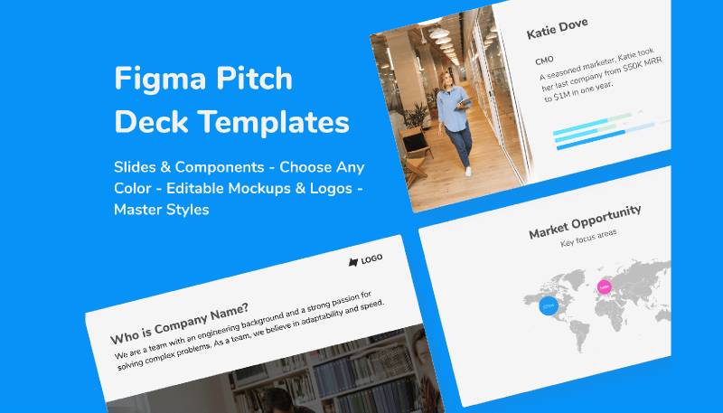 Pitch Deck Figma Presentation Template UI4Free