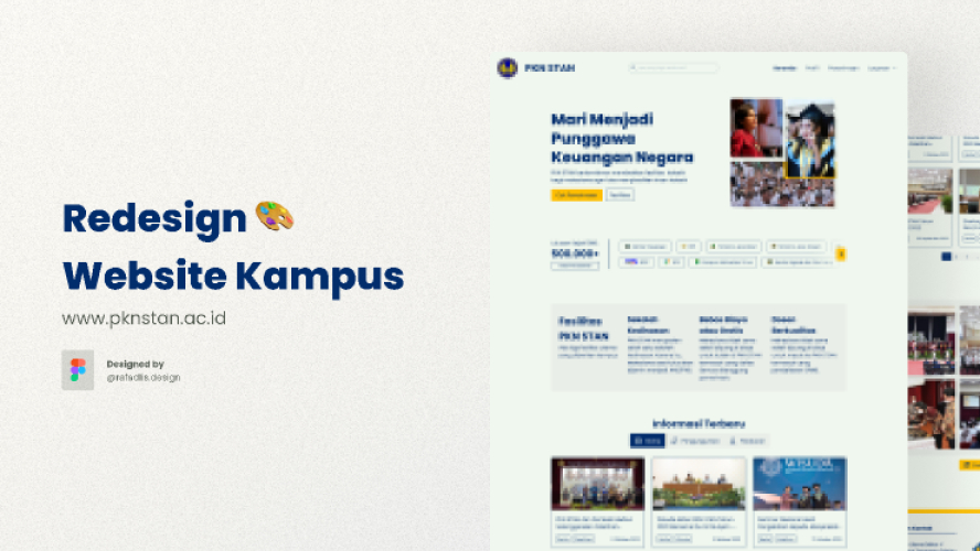 PKN STAN Redesign Website Template