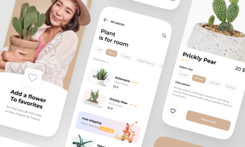 Plant Shop App Figma Template