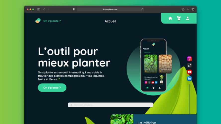 Plante Website App Concept Figma Template