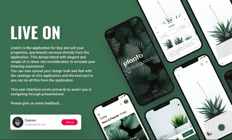 Planto Plant Mobile App Figma Template