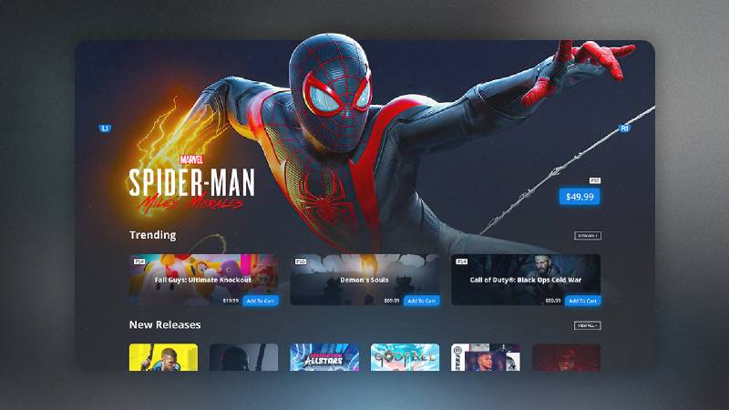 PlayStation Store Concept figma