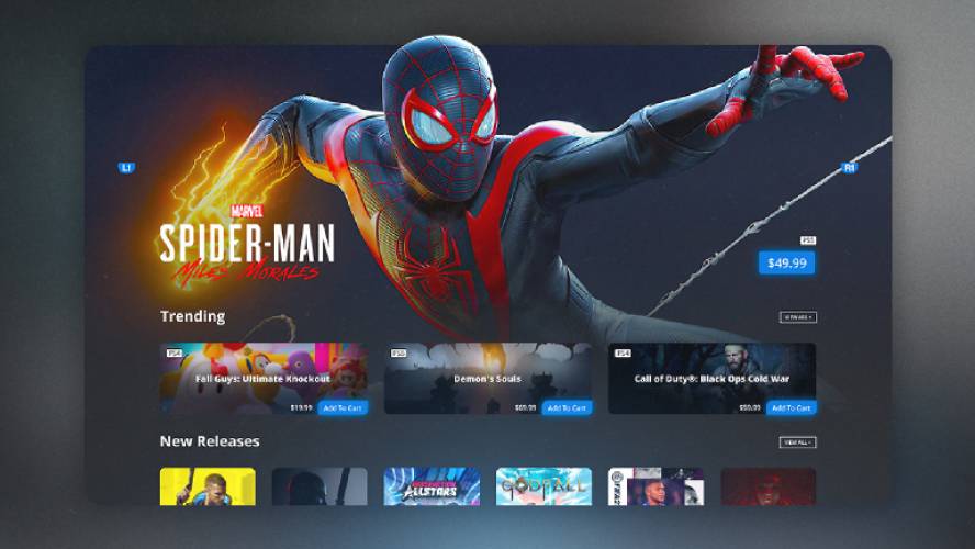 PlayStation Store Concept figma