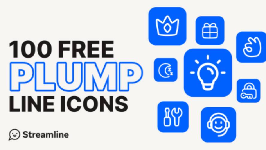 Plump Line Icons Set Figma Free Download