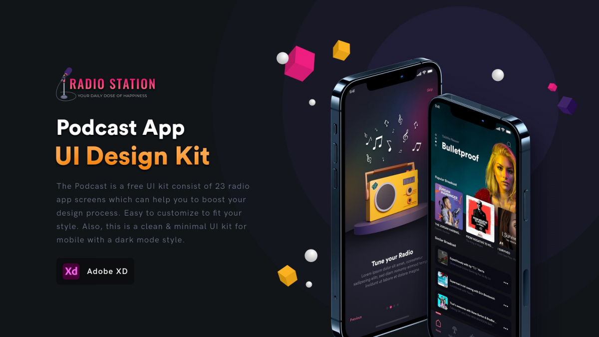 Podcast App UI Kit