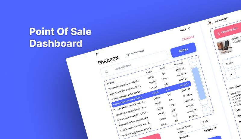 Point of Sale Dashboard SaaS Admin Dashboard Figma Template