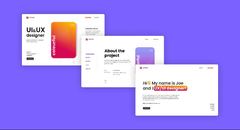 Portfolio Figma Website Template