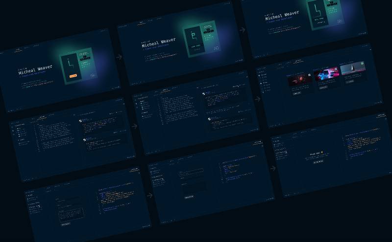 Portfolio for Developers Concept V.2 Figma Template