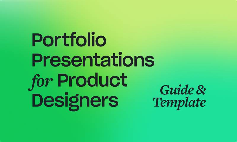 Portfolio Presentation Figma Template