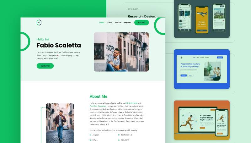 Portofolio Website Figma Template