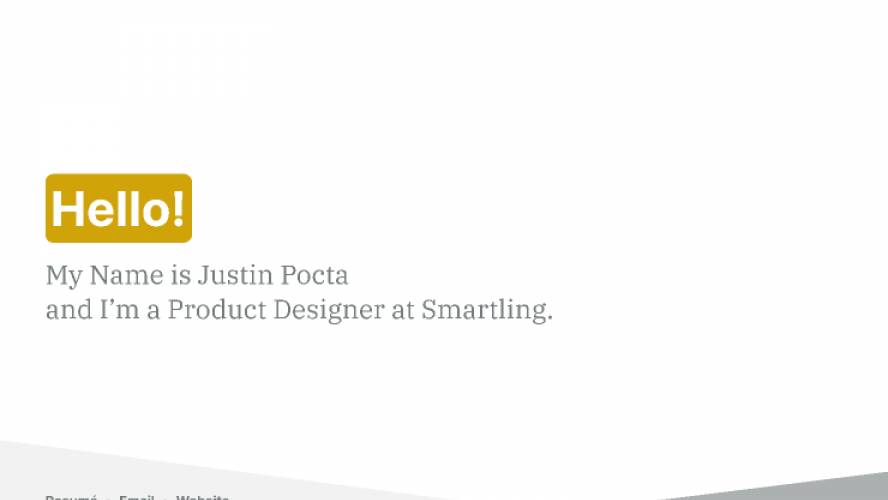 Presentation Justin Pocta - Portfolio 2021 (slide)
